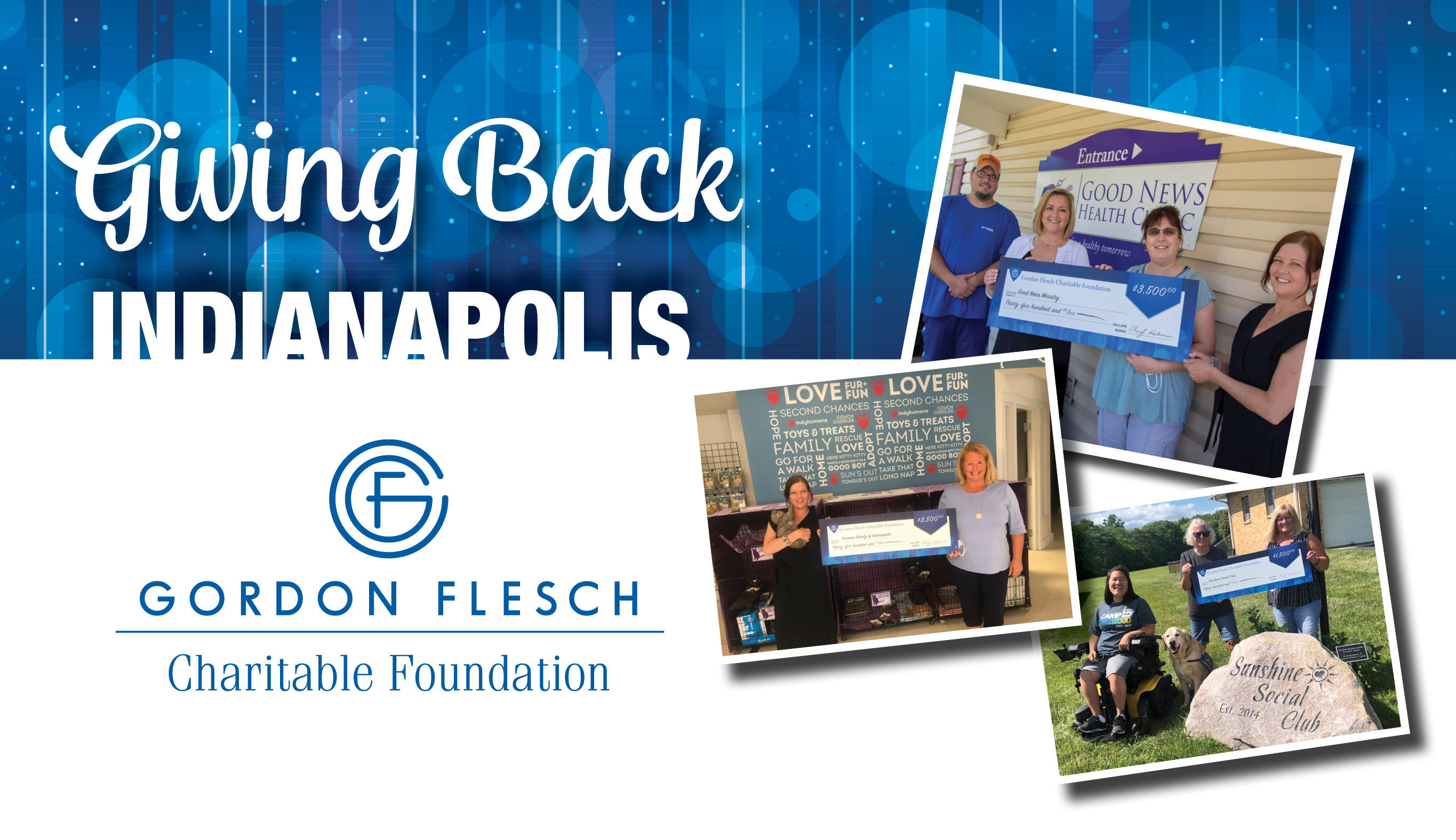 Gordon Flesch Charitable Foundation Donates $12,000 to Indianapolis-Area Charities