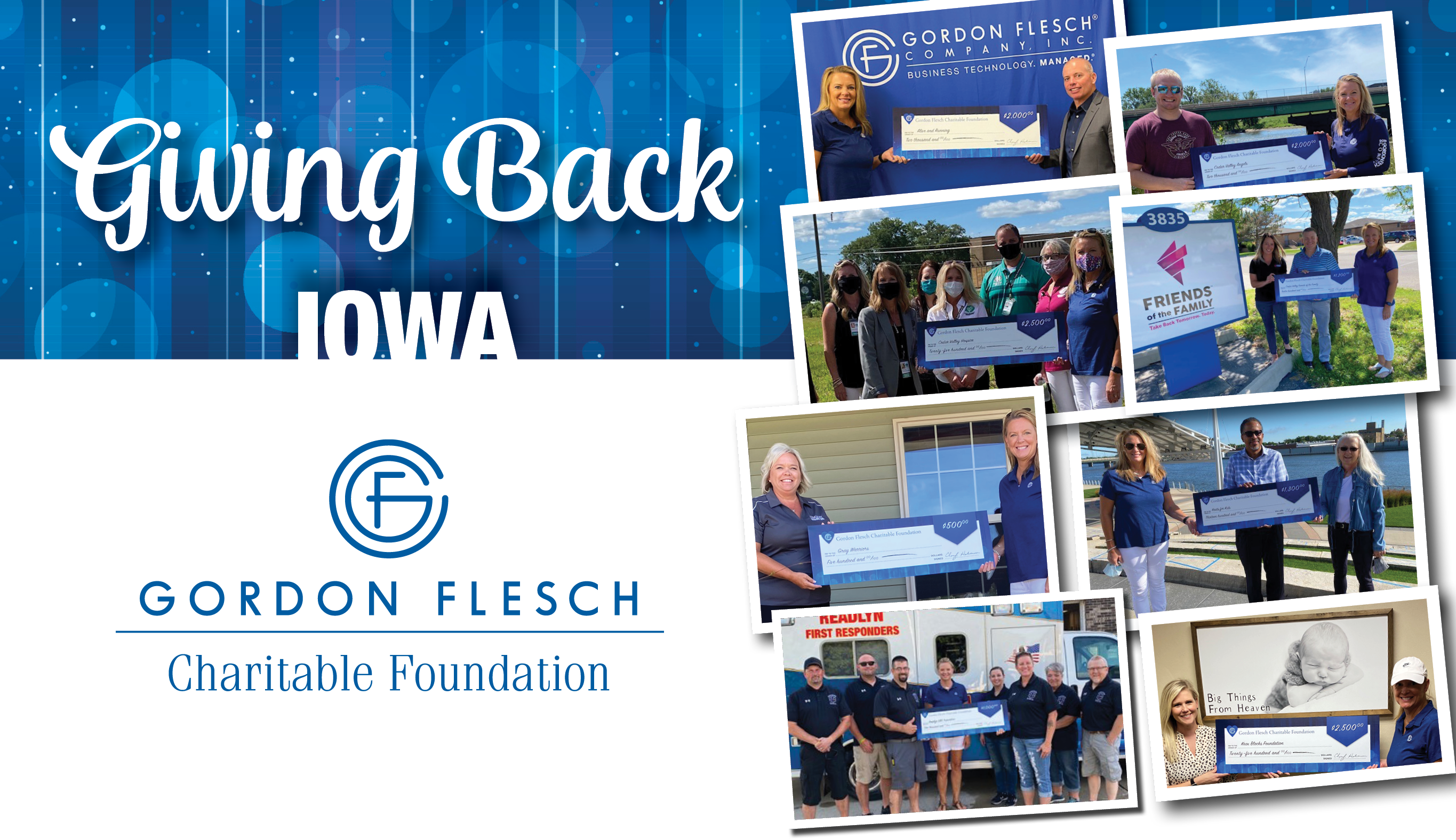 Gordon Flesch Charitable Foundation Donates $13,000 to Iowa-Area Charities