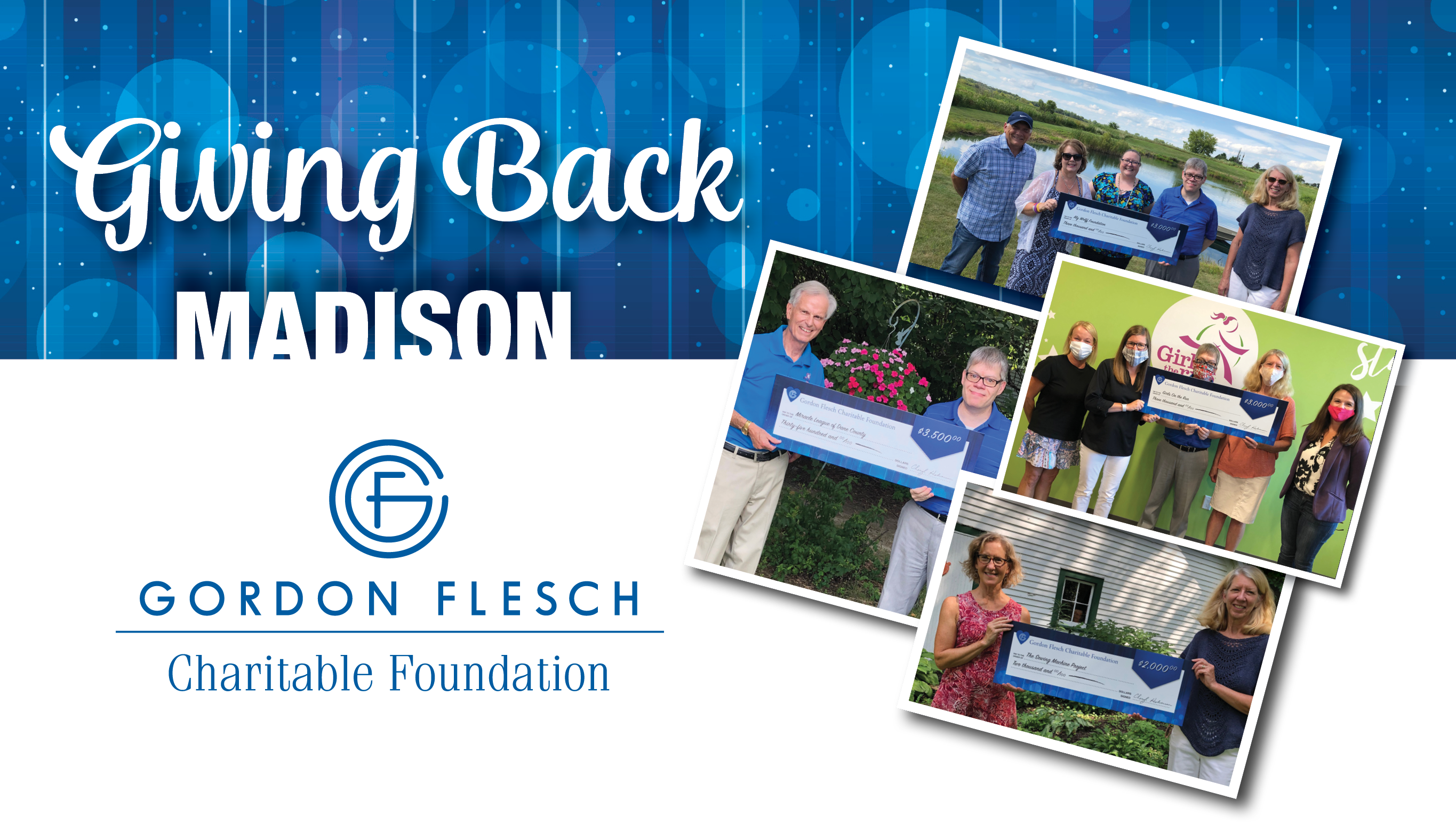 Gordon Flesch Charitable Foundation Donates $11,500 to Madison-Area Charities